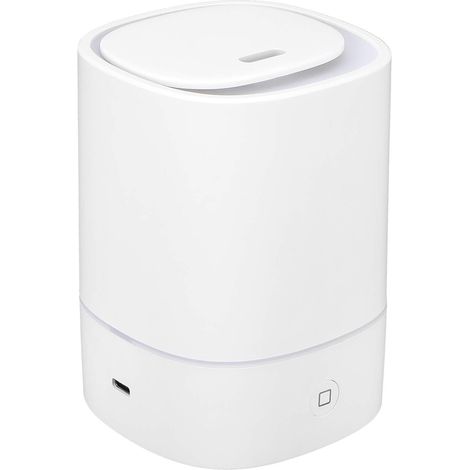 MINKUROW Purificatori d'Aria, 5w 2 in 1 Umidificatore Purificatore d'Aria Muto 4.8x3.4x3.4in Filtro Aria USB 125ml Touch Control Multifunzione con Luce Notturna Ambientale (1/5)