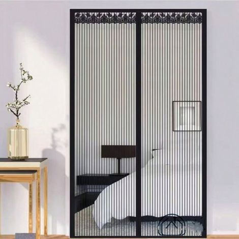 Zanzariera magnetica da esterno 90x210 cm, realizzata in rete LV rinforzata, con chiusura automatica. (1/5)