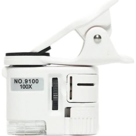 Loupe 100X Mini Microscope téléphone portable - OUTAD - avec fonction de détection de monnaie ultraviolette-Ywey (1/4)