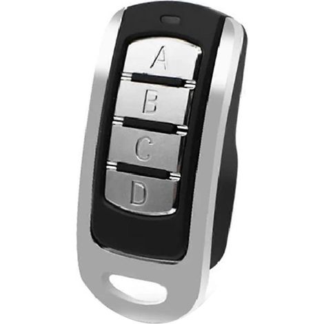 Clonage automatique 4 en 1, télécommande 433 MHz 280-868 MHz, argent