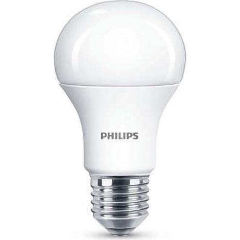 Lampadina Philips bianco caldo, 9 W (60 W), E27 (1/2)