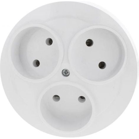 Opal Dreifachfassung b/u /Montage in PK60/ weiß PT-35 Op