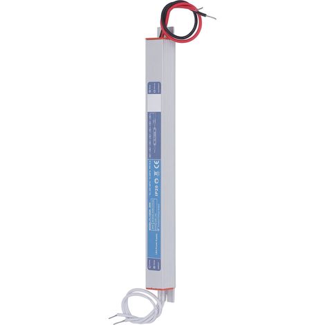 Transformateur LED 20W Driver d'alimentation pour ruban lumineux Cadre en alliage d'aluminium Entrée 180-250VAC Sortie 12V 1,67A (1/5)
