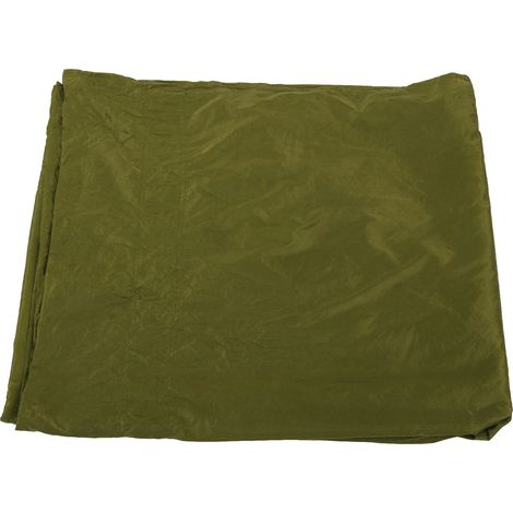 Hamac de camping portable en parachute avec sac de rangement et mousqueton pour activités de plein air, vert armée (1/5)