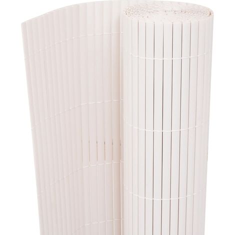Gartenzaun Weiß 150 x 300 cm PVC