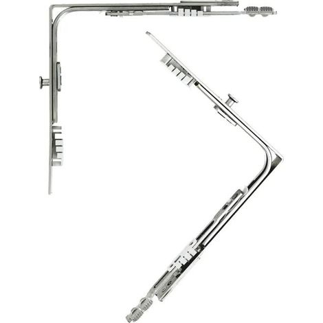 Ferco AD 113-2 Winkelbeschlag silber für PVC-Fenster