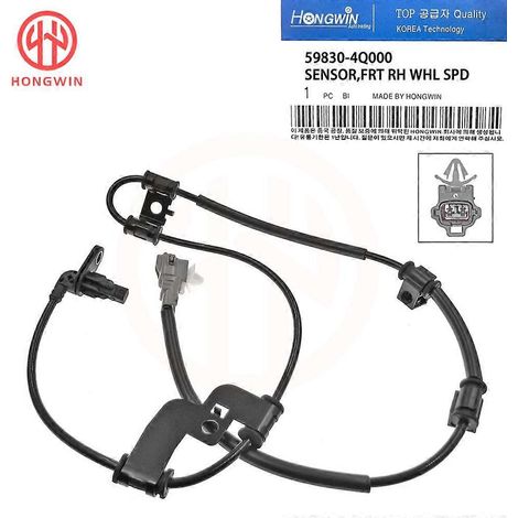Capteur de vitesse de roue ABS avant/arrière gauche/droite pour Hyundai Sonata 2011-2016 1.6 2.0 2.4L l4 : références 59810-4Q000, 59830-4Q000 et 59910-4Q300 (avant droit). (1/5)