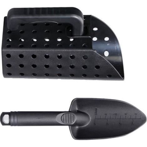 1 Ensemble pelle à sable, plastique ABS, tamisage efficace, léger, détection métaux plage (1/4)