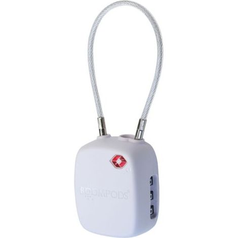 BOOMPODS LOCK cestovný zámok s lokátorom - biely (1/4)
