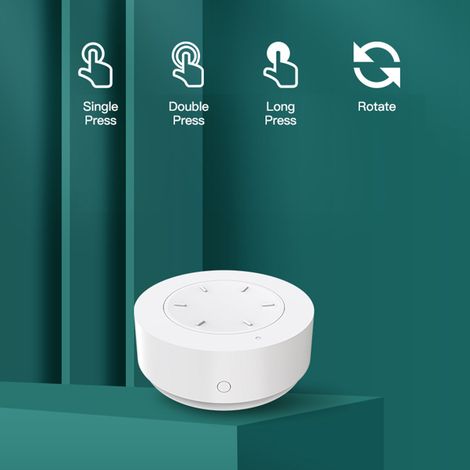 Bouton de télécommande Zigbee, bouton intelligent, interrupteur de scénario, variateur domestique, blanc (1/5)