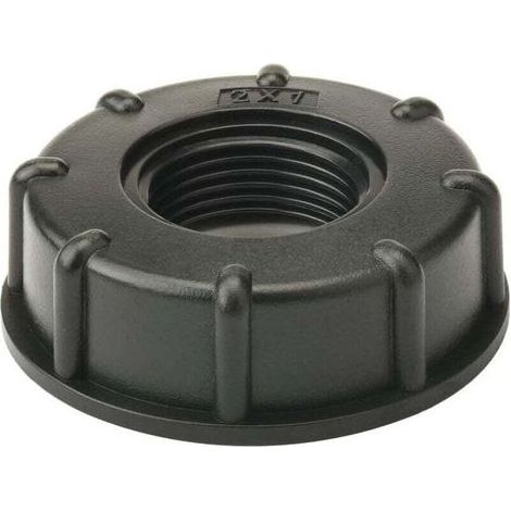 Raccord et autre accessoire pour cuve de récupération d'eau,Bouchon s60x6 pour cuve 1000 litres, 1 Pouce (1/5)
