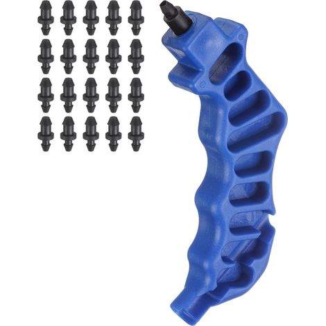 21Pcs 2-En-1 Perforateur de Trous pour Tube D'Irrigation Bleu (1/5)