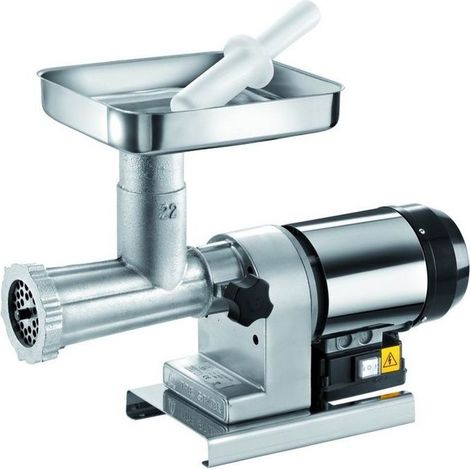 Tre Spade 9527022 TC-22 Elegant Tritacarne Elettrico 600 W Acciaio Inossidabile colore Argentato