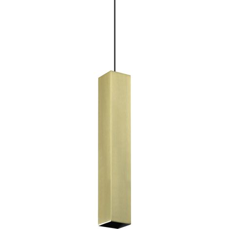 Ideal Lux Sospensione Look 1 luce GU10 ottone alluminio vetro