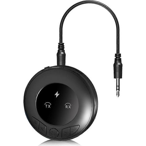 Émetteur-récepteur Bluetooth 5.0 compatible AUX avec batterie 250mAh