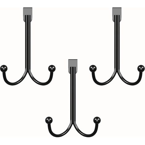 3 crochets doubles pour cintres de base pour portes (1/5)