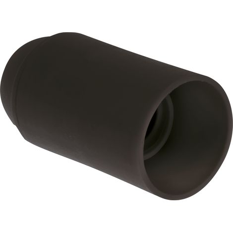 Douille E14 simple bague noire - Eur'Ohm