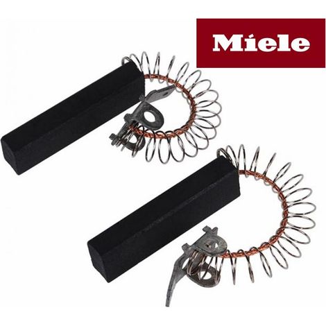 KIT 2PZ CARBONCINI SPAZZOLE MOTORE LAVATRICE MIELE 6,5X10X36,4