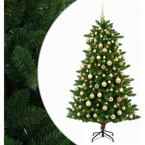 Artificial Christmas Tree with Bauble 180 cm 300 LED vidaXL (1/5)