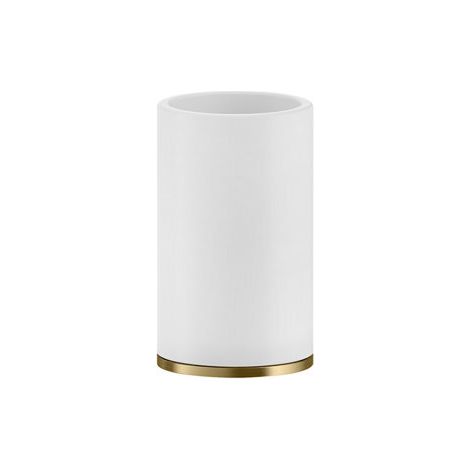 Gessi Inciso gobelet sur pied blanc mat, 58531727, 58531727
