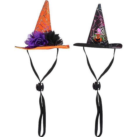 2 chapeaux d'Halloween pour animaux de compagnie