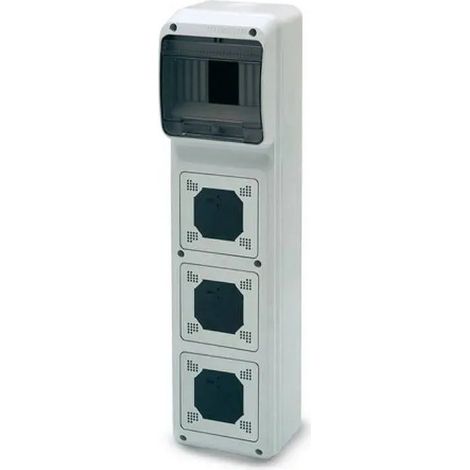 Caja 6 módulos para 3 mecanismos IP65 FAMATEL (1/2)