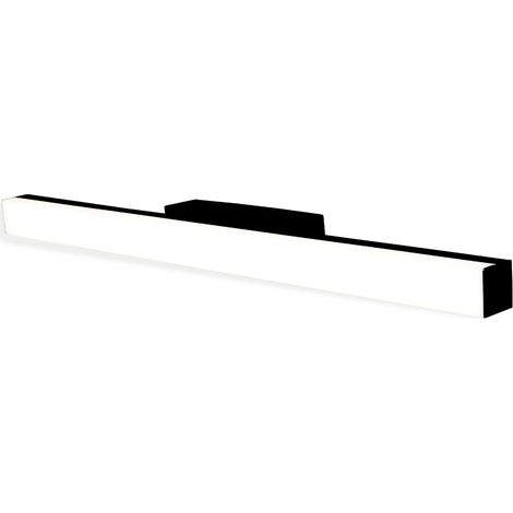 Applique de salle de bain 53cm Noire (16W 1280lm 4000K IP44) - Voltman (1/6)