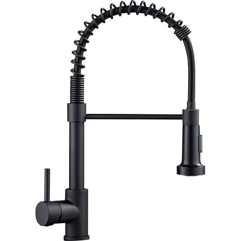 Mexen Clara grifo de cocina, negro - 670501-70 (1/2)