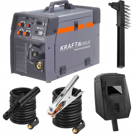 Soldadora inverter Kraft&Dele 40-250A 230V 11,5 kVA 4en1 MIG/MAG MMA TIG (1/5)