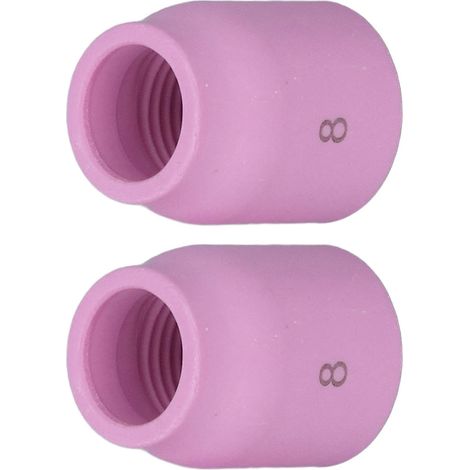 12-teiliges Glasbecher-Set für Schweißbrenner, hochtemperaturbeständig, Kupfer-PTFE, Ersatzdüsen für WIG-Schweißgeräte (1/5)