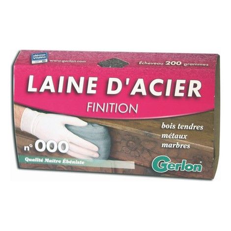 Lana de Acero 200 Gr N°000 E20b - Gerlon