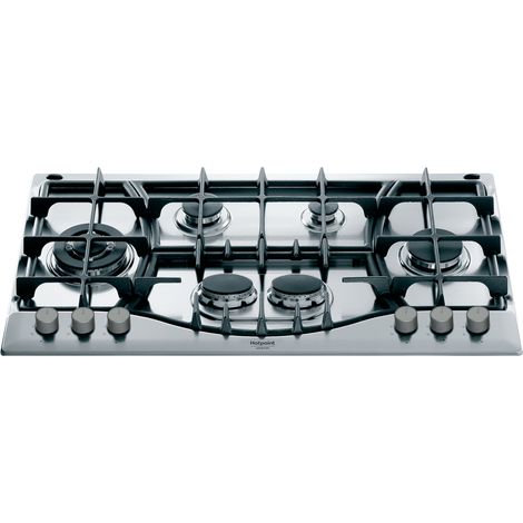 Hotpoint Ariston Piano cottura a gas PHN 961 TS/IX/HA. Colore del prodotto: Acciaio inox, Posizionamento dell'apparecchio: Da incasso, Tipo di piano cottura: Gas. Certificazione: C... - PHN961TS/IX/HA
