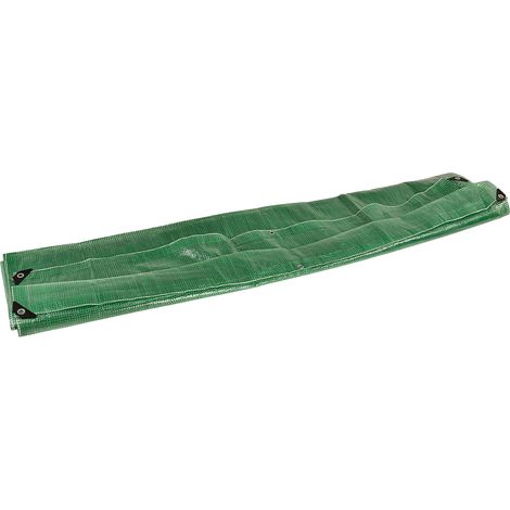 Garten Gitterplane Gitterfolie Gewebeplane Abdeckplane grün 100 g/m² 6x2 m (1/3)