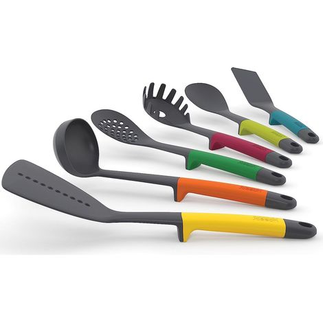 Set di utensili da cucina multicolore JosephJoseph Joseph Elevate 6 pezzi, utensili robusti e funzionali, ideali per la vostra cucina moderna Colore vivace