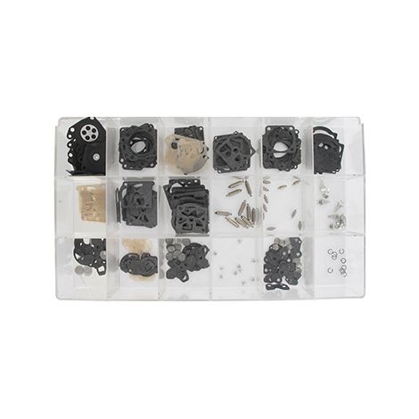 Set aus Membranen, Dichtungen und Hebeln, anpassbar für Walbro Modelle WA-WT-WAT. Enthält 260 Stück.