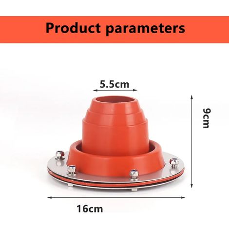 Cheminée de poêle à bois en silicone avec base en acier durable, compatible avec les conduits extérieurs et les accessoires de camping pour réchauds portables. (1/5)