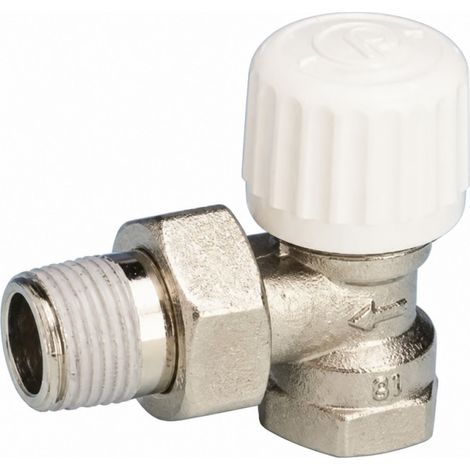 ROBINET THERMOSTATIQUE EQUERRE A VISSER 15X21 - PETTINARILI (1/2)