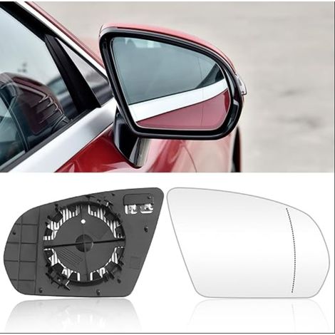 Verre Rétroviseur Droit Compatible avec W205 S205 C205 A205 W213 S213 V222 W222 X222 C217 A217 GLC X253 Verre Miroir (1/5)
