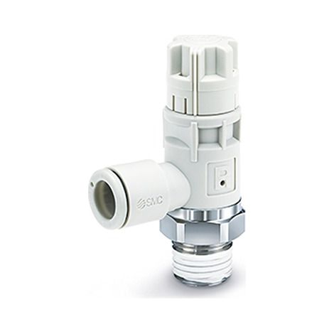 Raccord silencieux et réducteur d'échappement SMC AS2, R 1/4, 8mm ( Prix pour 1 )