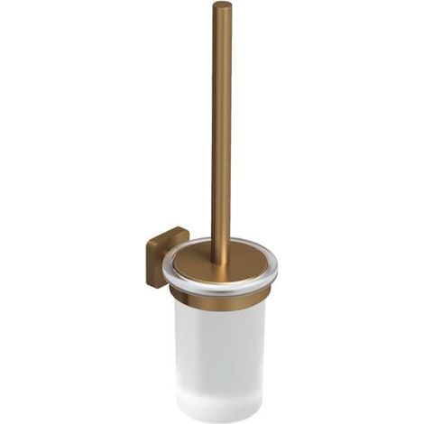 KLUDI-VELA S Set portascopino per WC - Brushed Bronze, 25974N1 (1/2)