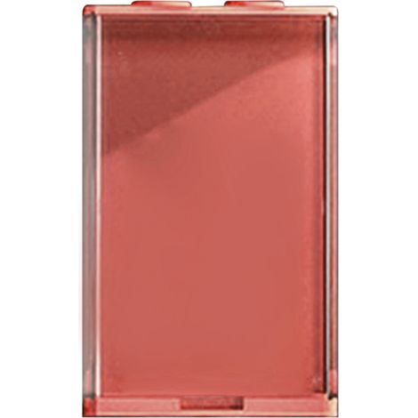 Vitrine pour poupées, boîte de rangement empilable transparente en ABS pour figurines et objets de collection, petite, rouge (1/5)