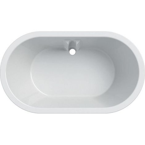 Baignoire ovale Geberit Bambini: B:51.5cm, Blanc alpin