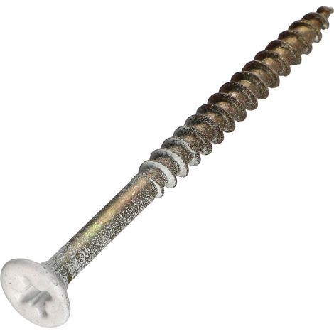 VBA3 Tête fraisée Pozi 4.5X60 Filetage partiel Acier zingué RILSAN BLA - 1 pièce (1/5)