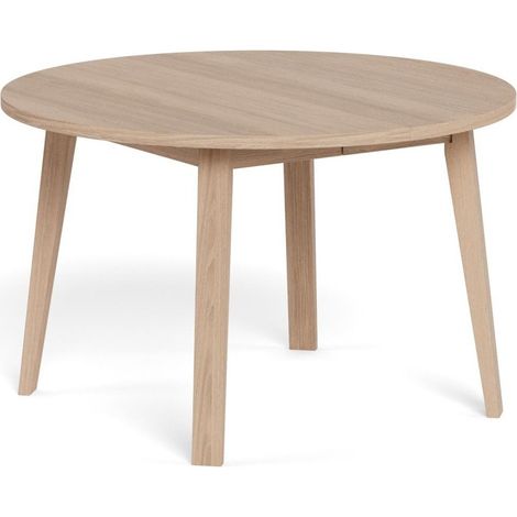 Mesa Norsica Albene 105, Luminoso madera, 75x0x0cm, Chapa de madera natural, Madera