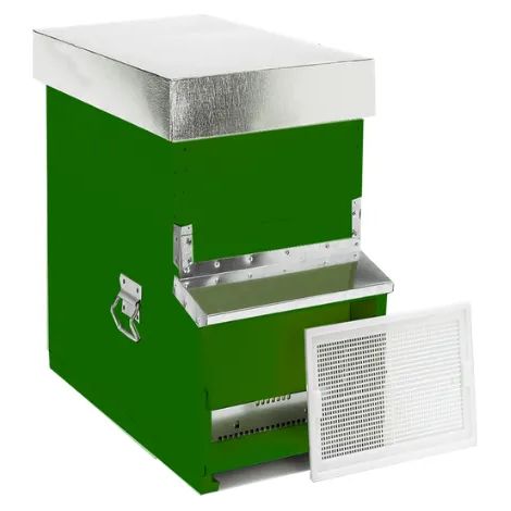 Arnia 1086B Dadant-Blatt 7 favi nomadismo fondo mobile antivarroa - Verde