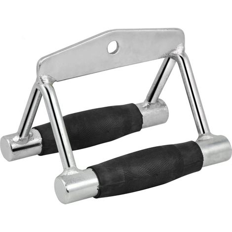 Barre de traction en V double poignée antidérapante, équipement de sport portable pour la maison, haltère de musculation à double anse, accessoire de gym. (1/5)