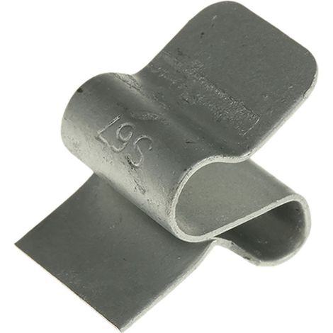 Clip pour rebord de poutre,, Acier, Epaisseur de la bride 2 4 mm, Plage de diamètre de câble 6mm à 7mm ( Prix pour Paquet de 25 ) (1/2)