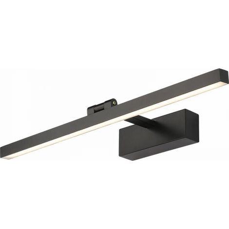 3 couleurs de lumière changeantes. Lampe de salle de bain moderne à LED au-dessus du miroir, applique murale en acier inoxydable avec lumière pi (1/5)