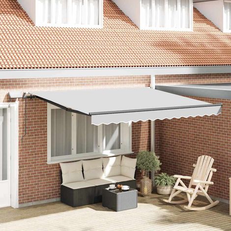 Awning with Manual Anthracite 3.5 x 2.5 m Metal vidaXL (1/5)