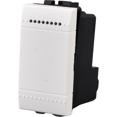 Serie Civile A2ZWORLD MBL Bianco Compatibile Con Bticino Living Light (Deviatore 1P 16A)